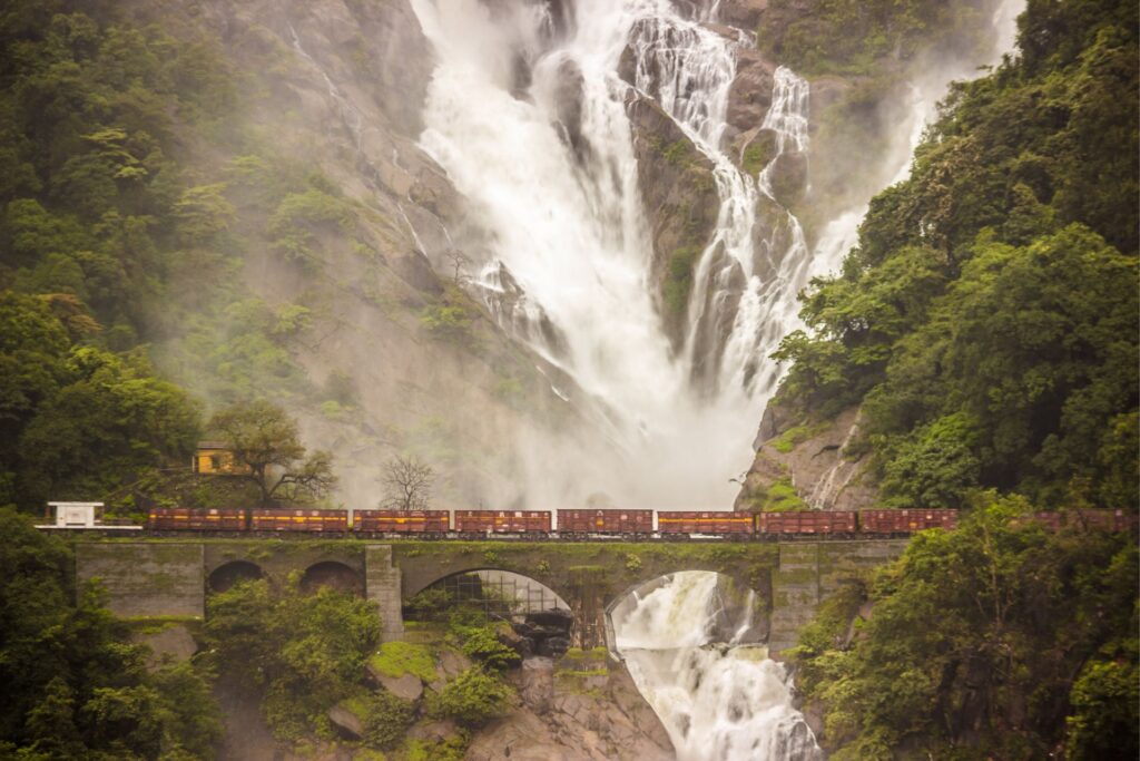 Dudhsagar Waterfalls Goa, must visit places in goa
